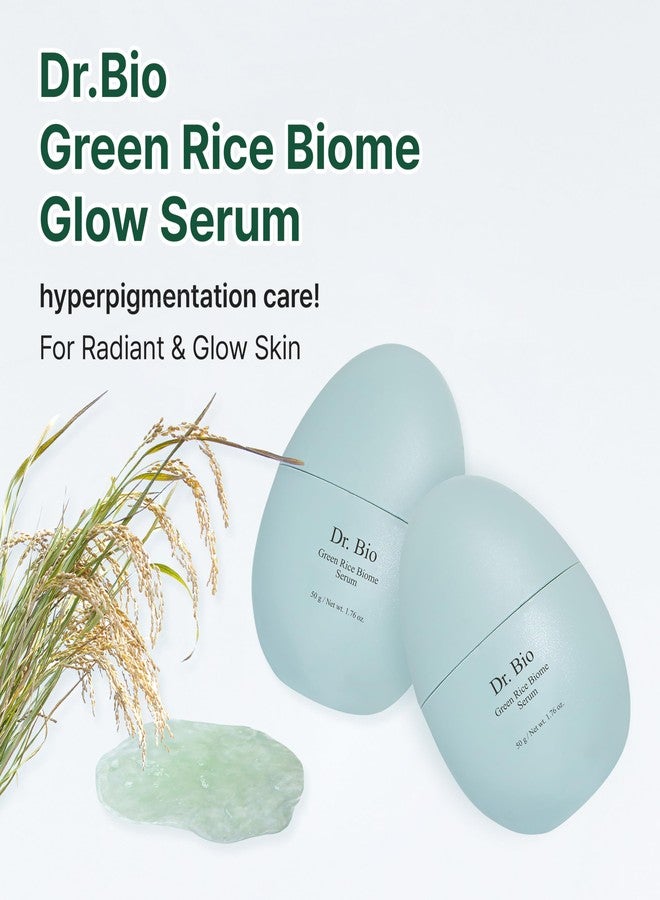 دكتور بيو سيروم دكتور بايو جرين رايس بايوم (50 مل) مع البروبيوتيك، يقلل البقع الداكنة، يعالج فرط التصبغ والعيوب، بشرة مشرقة، لون بشرة موحد، خالٍ من العطور، منتج كوري نباتي للعناية بالبشرة الحساسة - Image 4